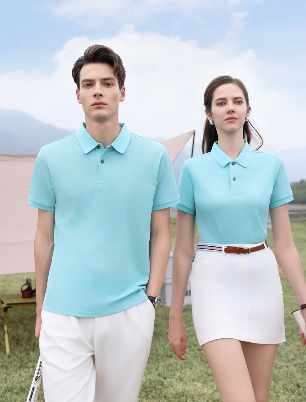 New Performance.ARW50169.SERİNTUTAN-ANTİBAKTERİYEL-YÜKSEK KALİTE.Düğmeli Polo T.Shirt