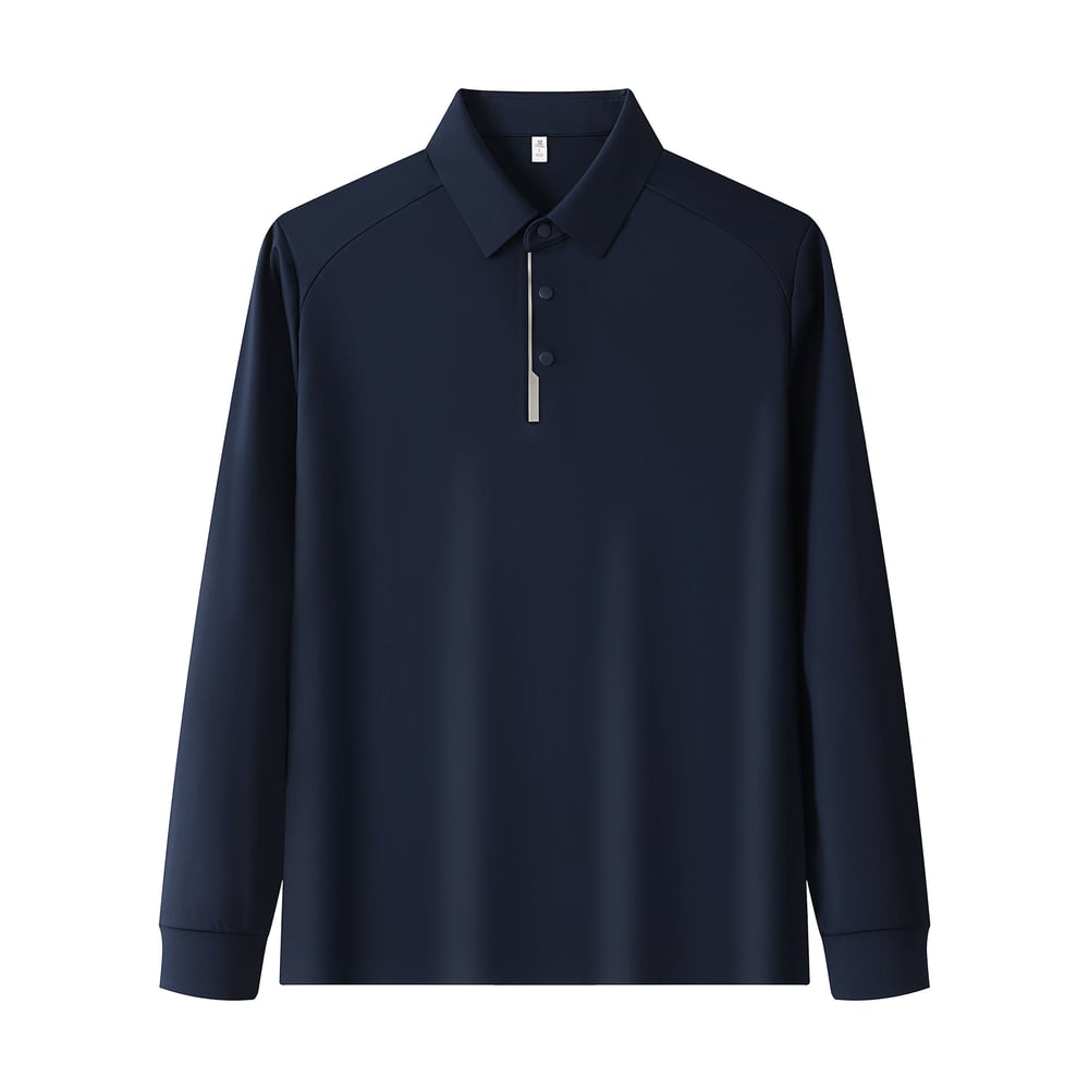 New Performance.ARW61006.SERİNTUTAN-ANTİBAKTERİYEL-YÜKSEK KALİTE.Uzunkol.Çıtçıtlı Polo T.Shirt