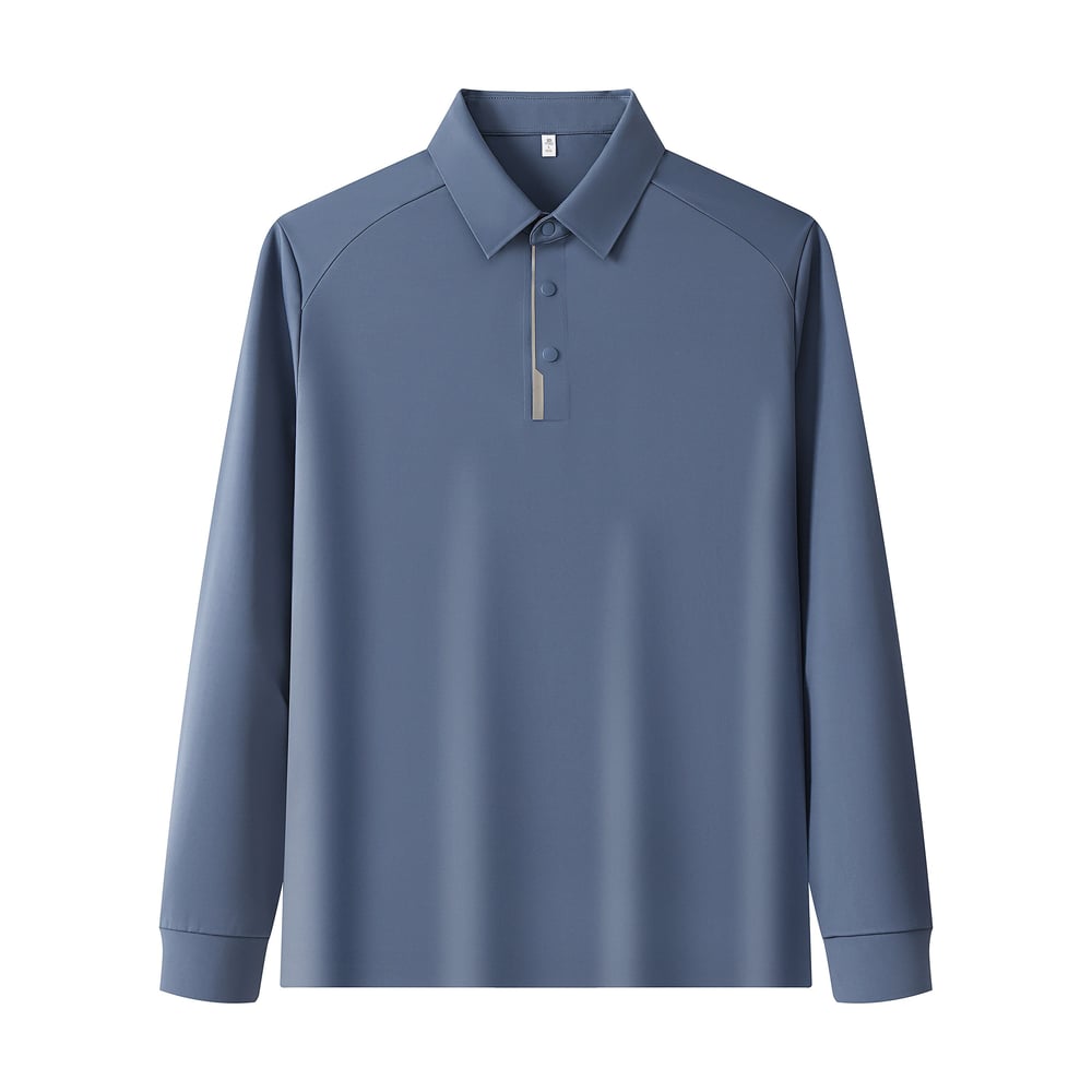 New Performance.ARW61006.SERİNTUTAN-ANTİBAKTERİYEL-YÜKSEK KALİTE.Uzunkol.Çıtçıtlı Polo T.Shirt
