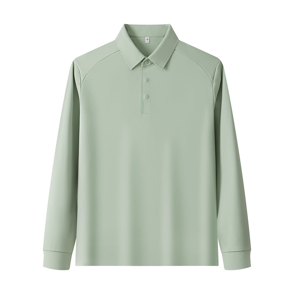 New Performance.ARW61006.SERİNTUTAN-ANTİBAKTERİYEL-YÜKSEK KALİTE.Uzunkol.Çıtçıtlı Polo T.Shirt