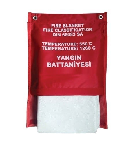Yangın Battaniyesi 1x1 mt - Cam Elyaf Yanmaz Örtü