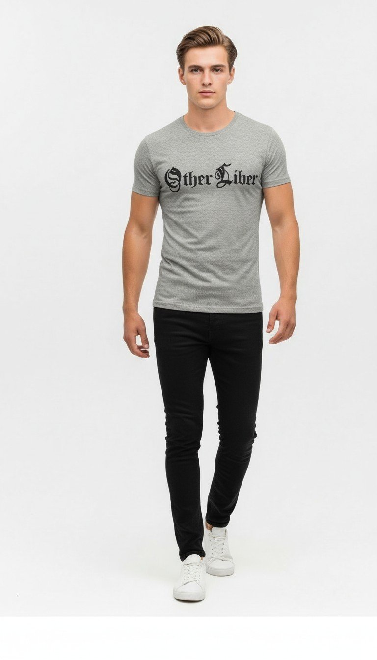 Erkek Modern Baskılı Günlük T-Shirt