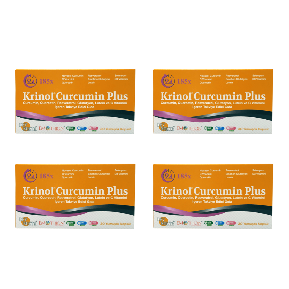 Krinol Curcumin Plus 4 Kutu