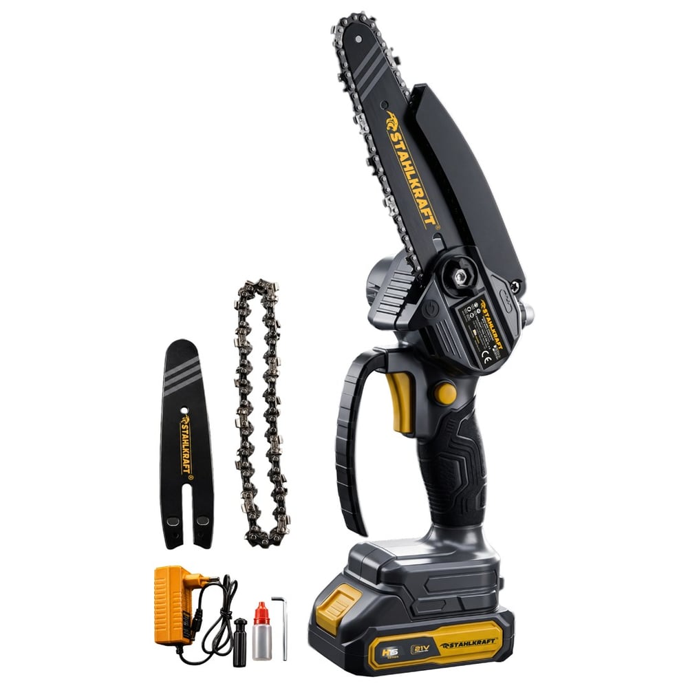 Stahlkraft H15 3510 21V Akülü Budama Testeresi Zincir + Pala Hediye