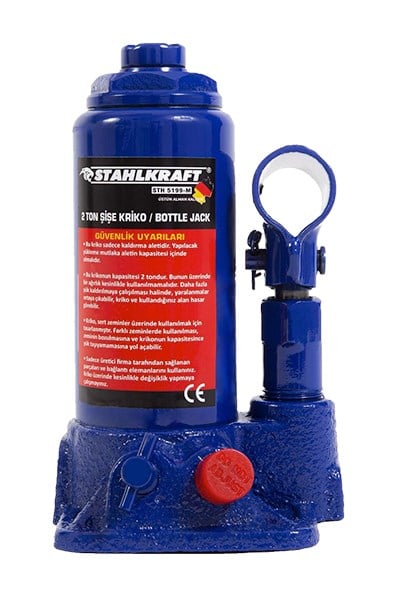 STAHLKRAFT STH 5199 2 Ton Kapasiteli Şişe Kriko Çantalı