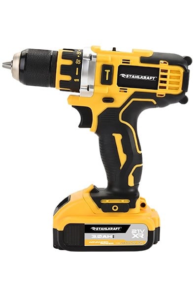 STAHLKRAFT STH 8853 Çift Akülü 12 Köşe 360° Otomatik Hizalamalı Lazer + Çelik Madren matkap Yeşil Çizgili