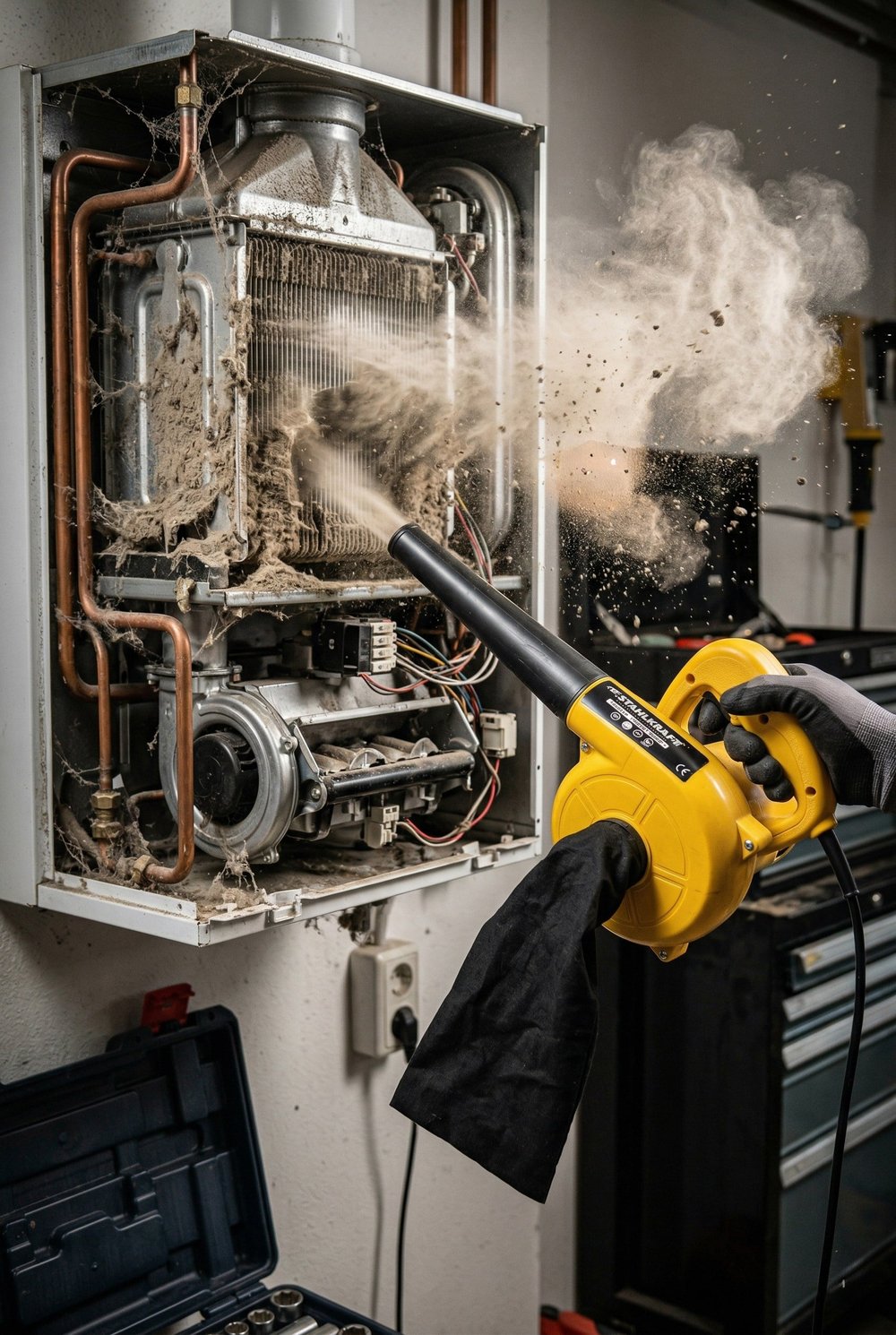 STAHLKRAFT STH 5582 S High Power 6 Kademe Devir Ayarlı Elektrikli Hava Üfleme – Emme Makinesi (Blower)