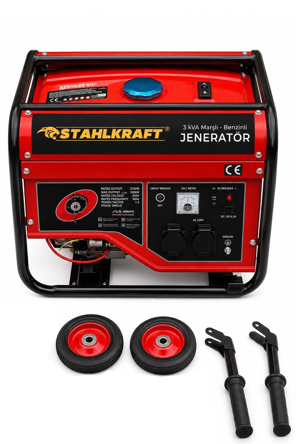 STAHLKRAFT STH 8955 3 kVA Marşlı Benzinli Jenaratör