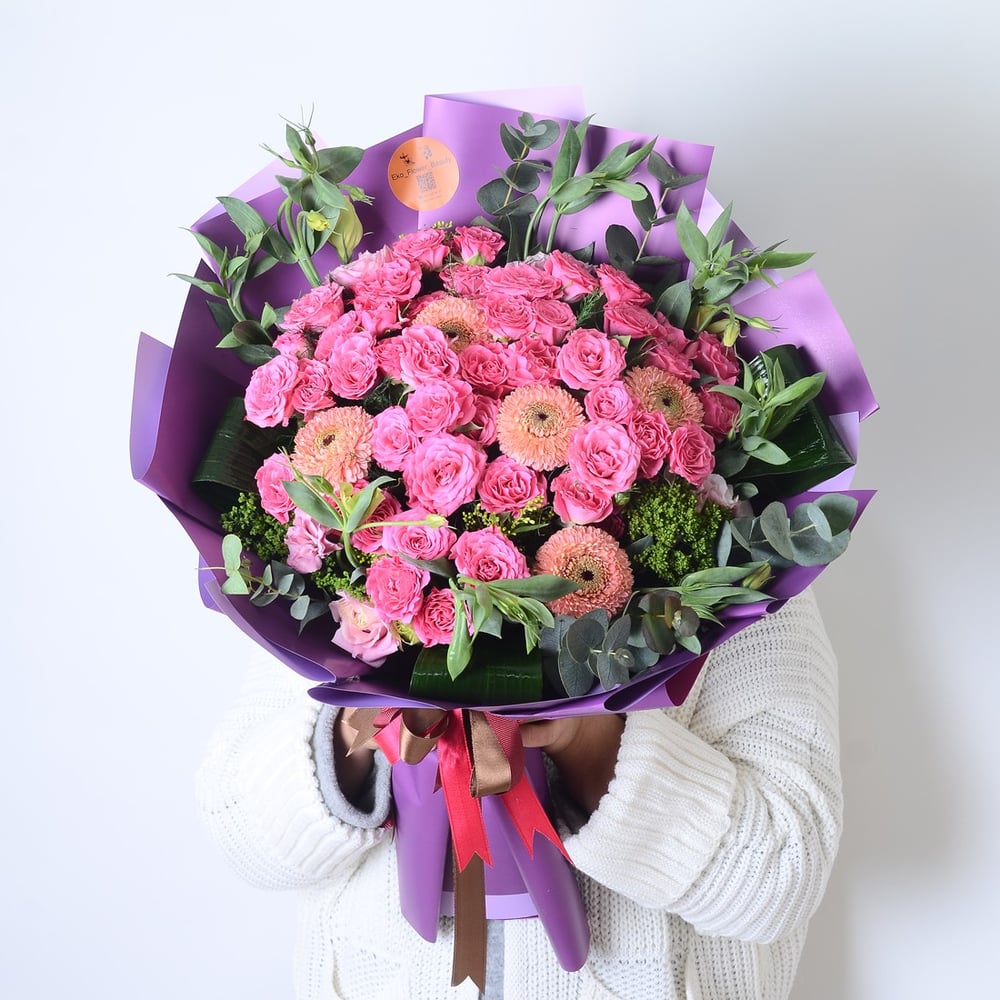 Stella Pembe Çardak ve Pembe Gerbera Buketi 