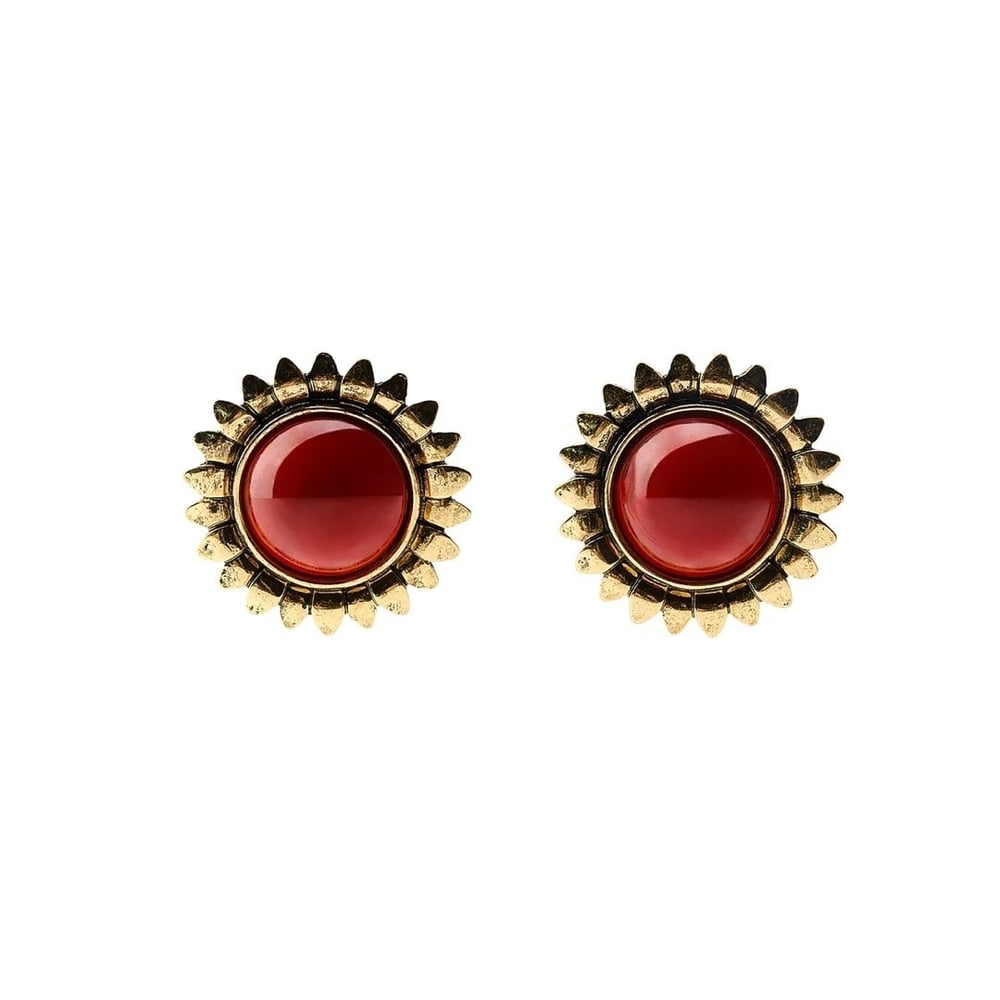 Bordo Zr Marka Model  Güneş Küpe