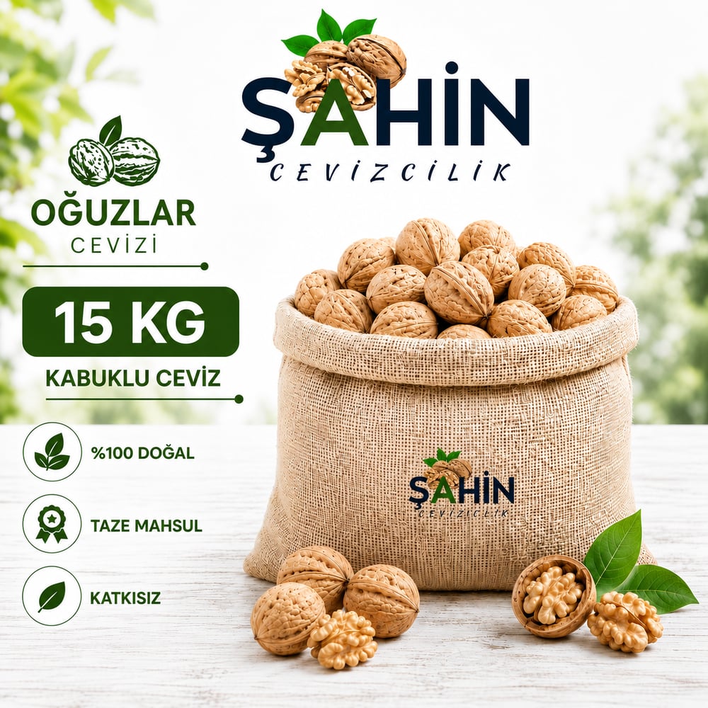 Oğuzlar 77 Cevizi (KABUKLU) 15 kg