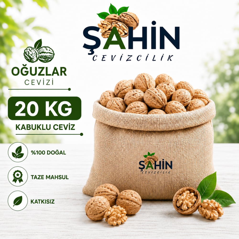 Oğuzlar 77 Cevizi (KABUKLU) 20 kg
