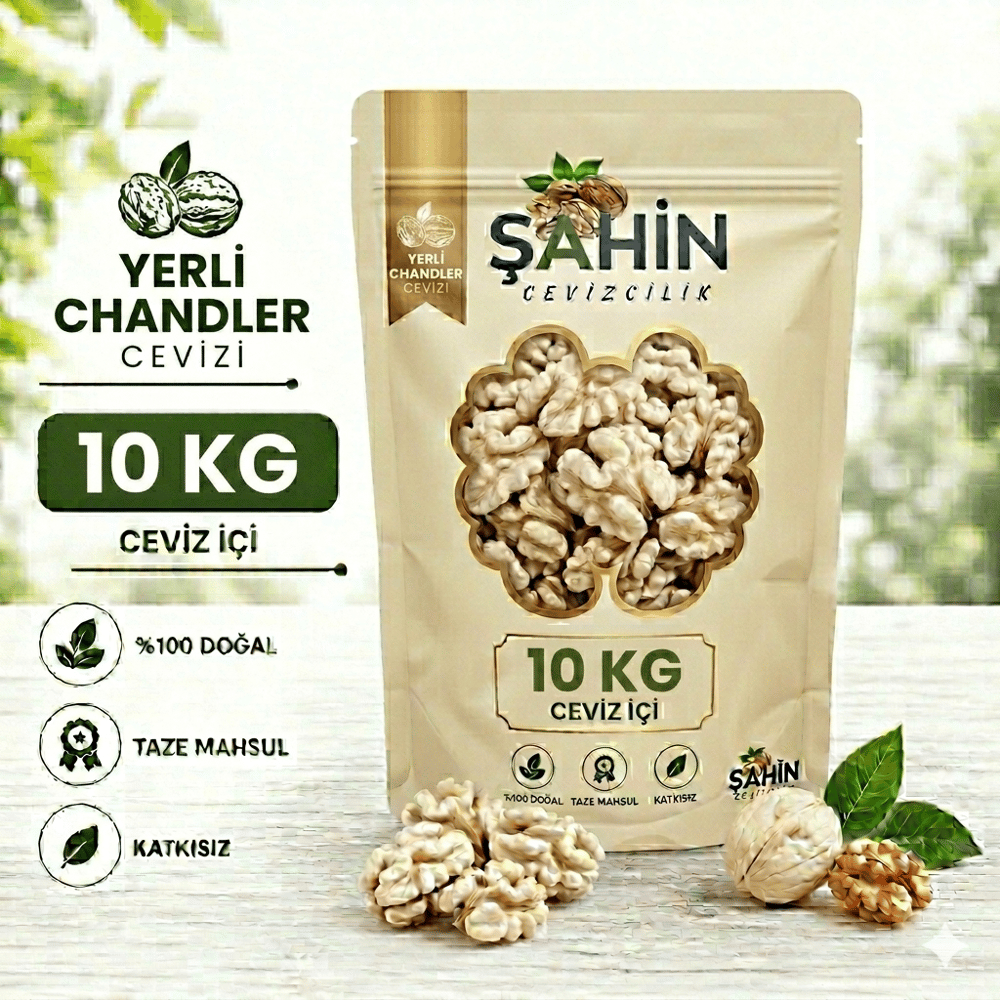 Yerli Chandler Cevizi (CEVİZ İÇİ) 10 kg