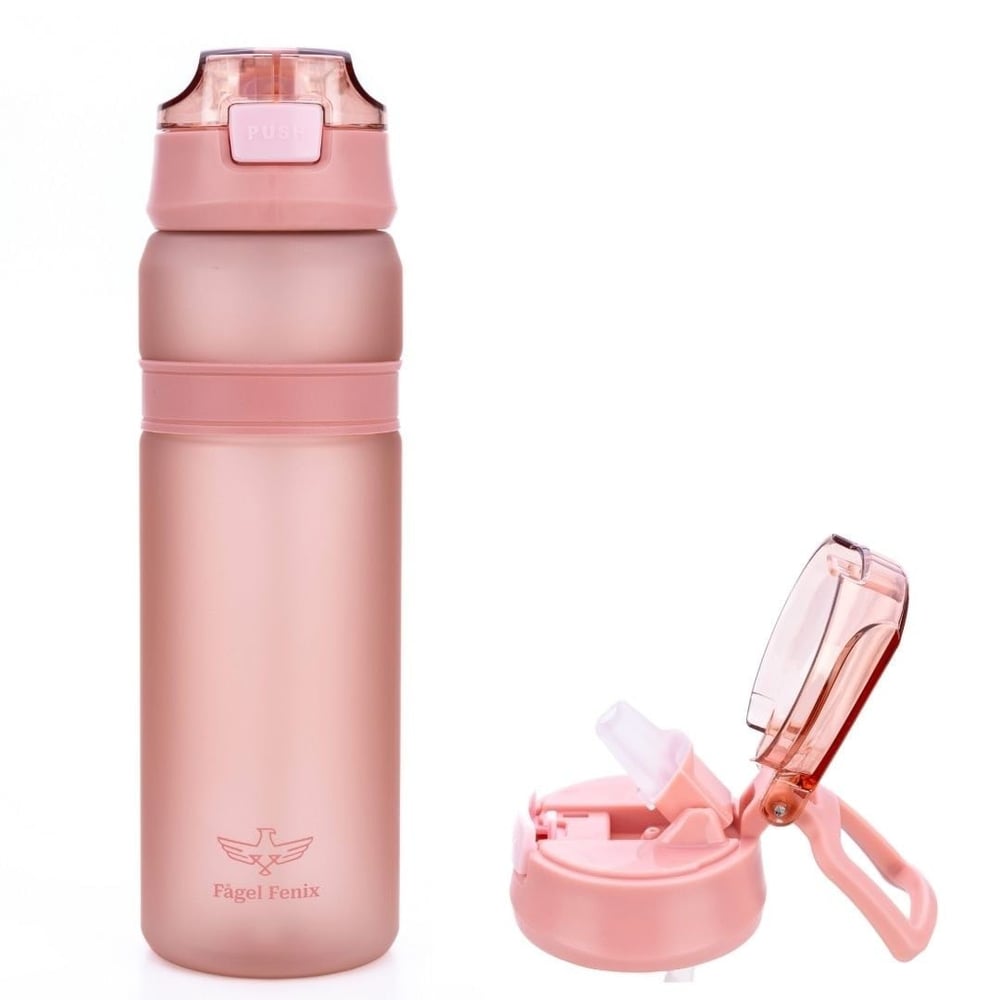 Çift Kapaklı 850 ml Balas Ruby Matte Tritan Su Matarası