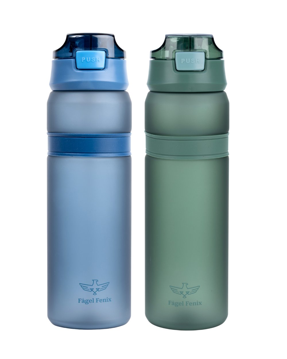 Prasinous Matte 850 ml & Gentian Matte 2in1 Tritan Matara Seti
