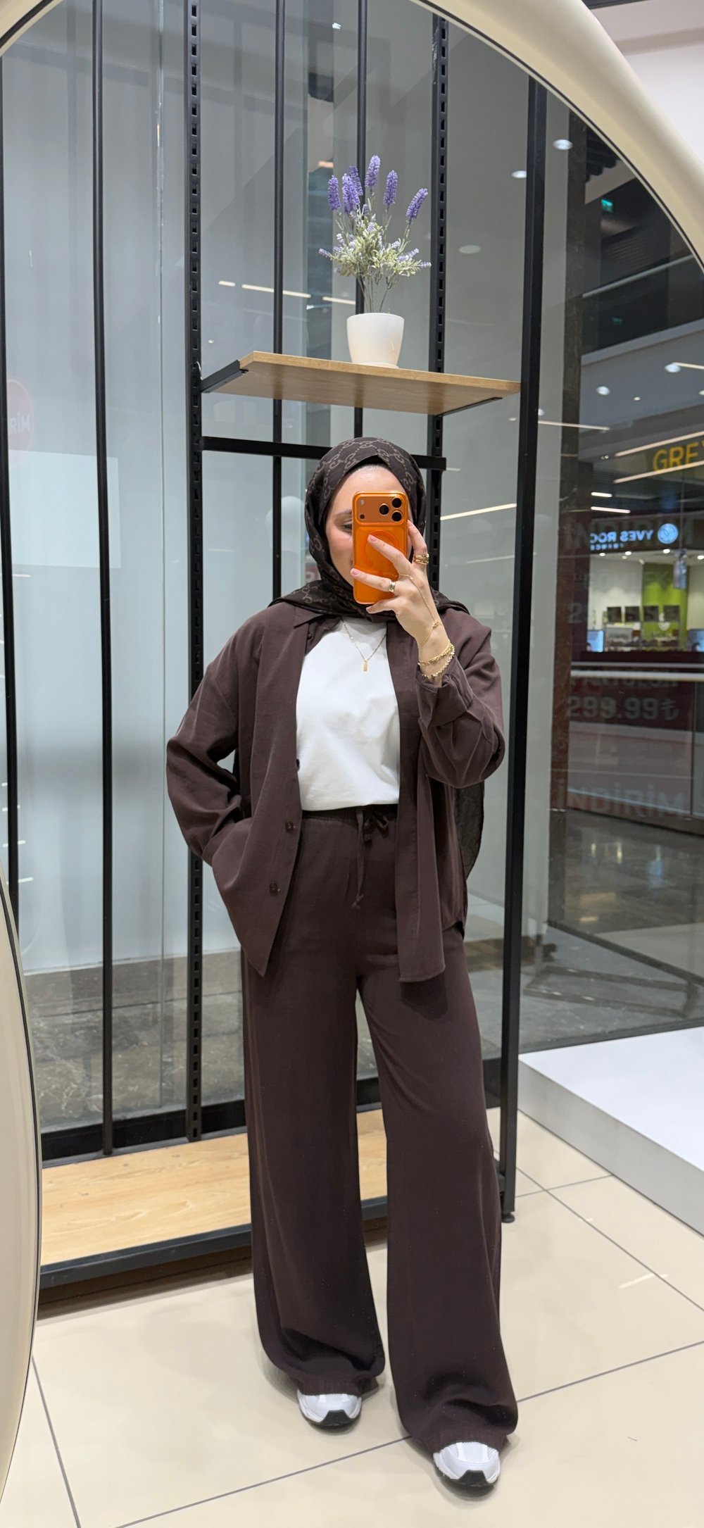 Beli Lastikli Pantolon | Kahve