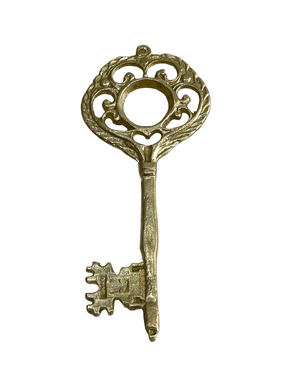 DEKORATİF PİRİNÇ DÖKÜM ESKİTME ANAHTAR (MODEL-2)