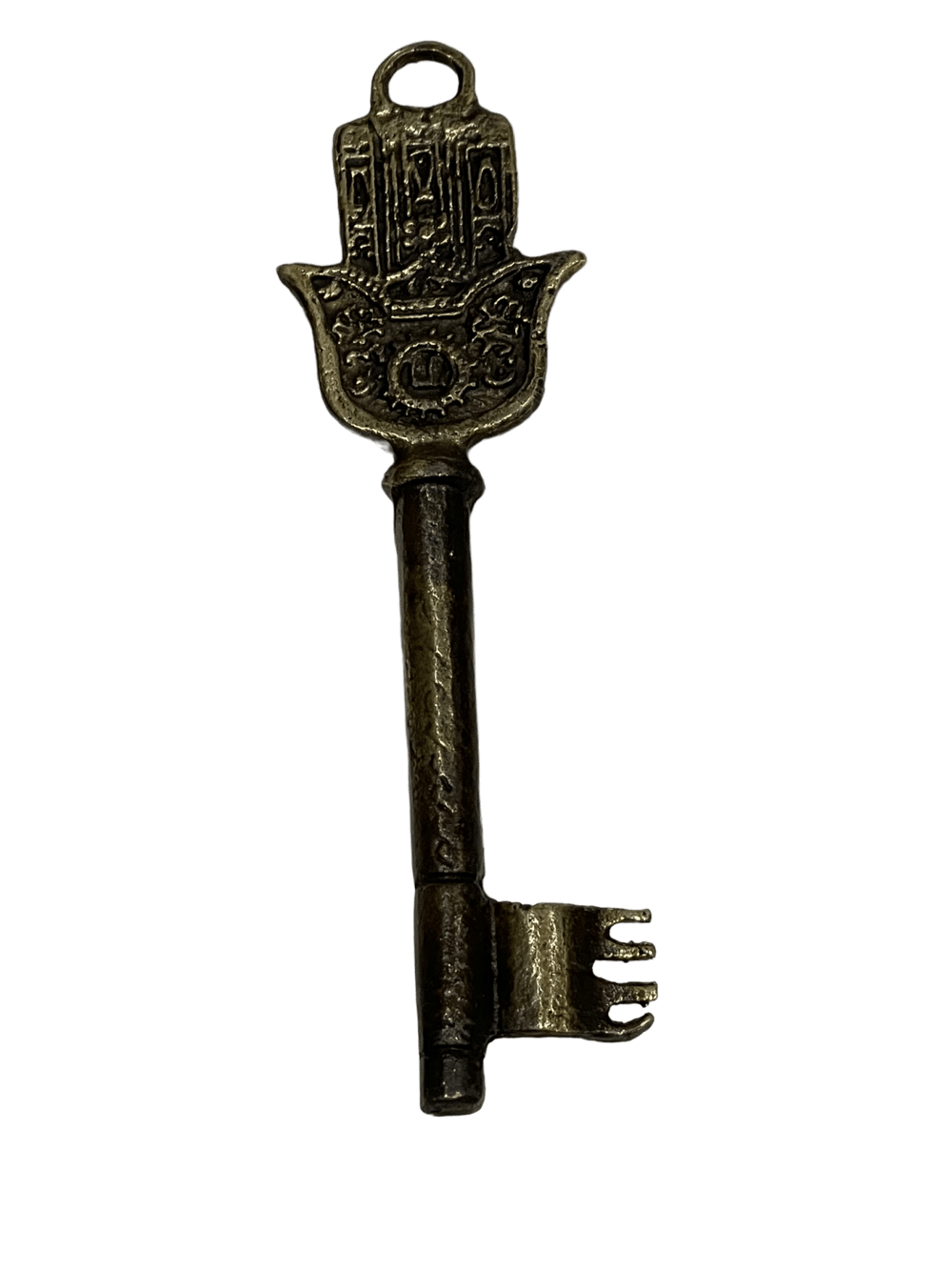 DEKORATİF PİRİNÇ DÖKÜM ESKİTME ANAHTAR (MODEL-11)