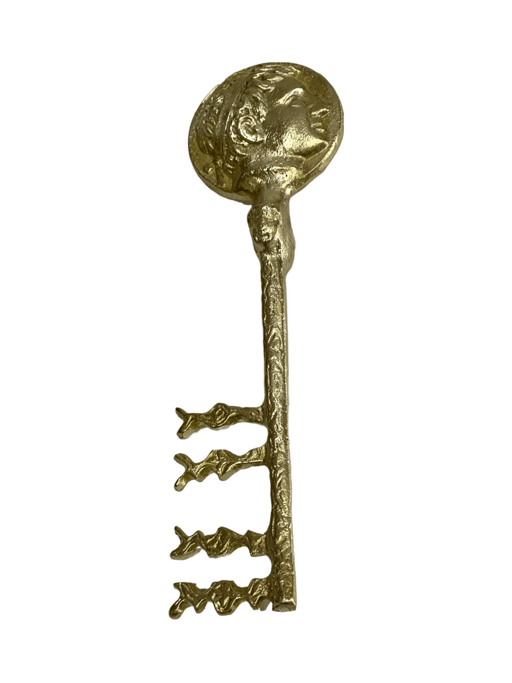 DEKORATİF PİRİNÇ DÖKÜM ESKİTME ANAHTAR (MODEL-8)