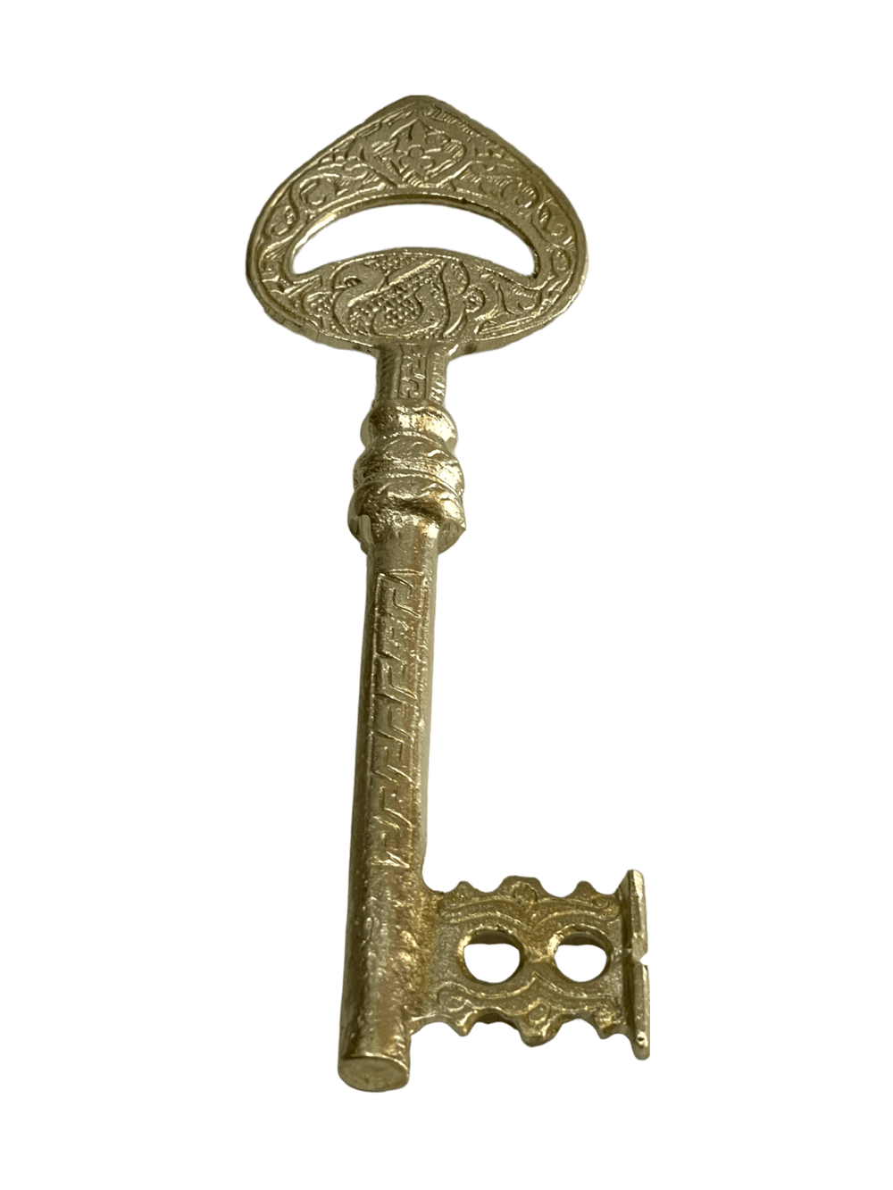 DEKORATİF PİRİNÇ DÖKÜM ESKİTME ANAHTAR (MODEL-3)