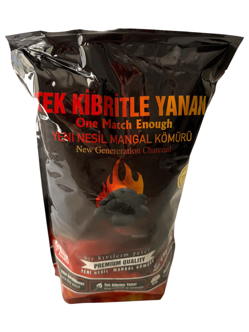 Tek Kibritle Yanan Yeni Nesil Mangal Kömürü (2 Kg)
