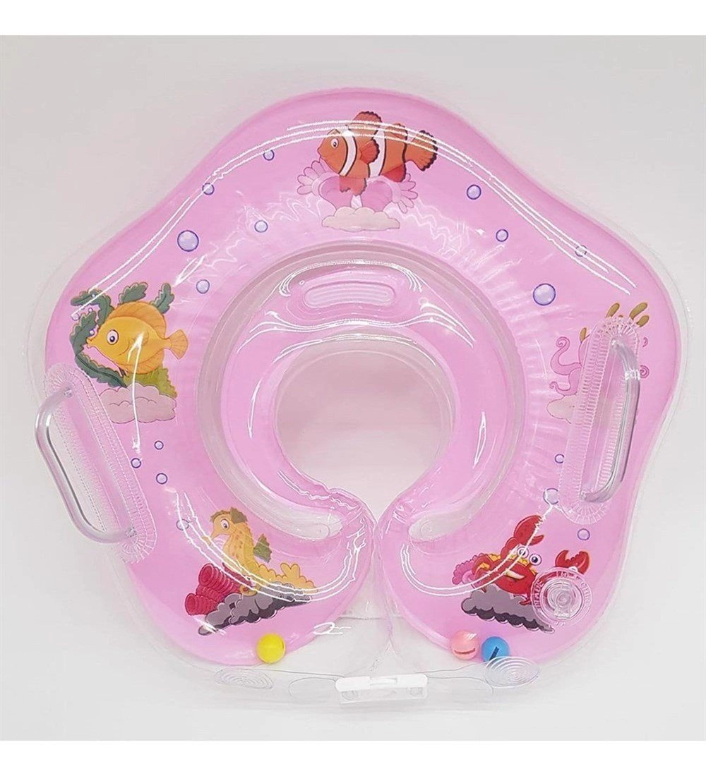 Kız Bebek Pembe Emniyet Kilitli Yüzme Boyun Simidi HZL25S-BR01