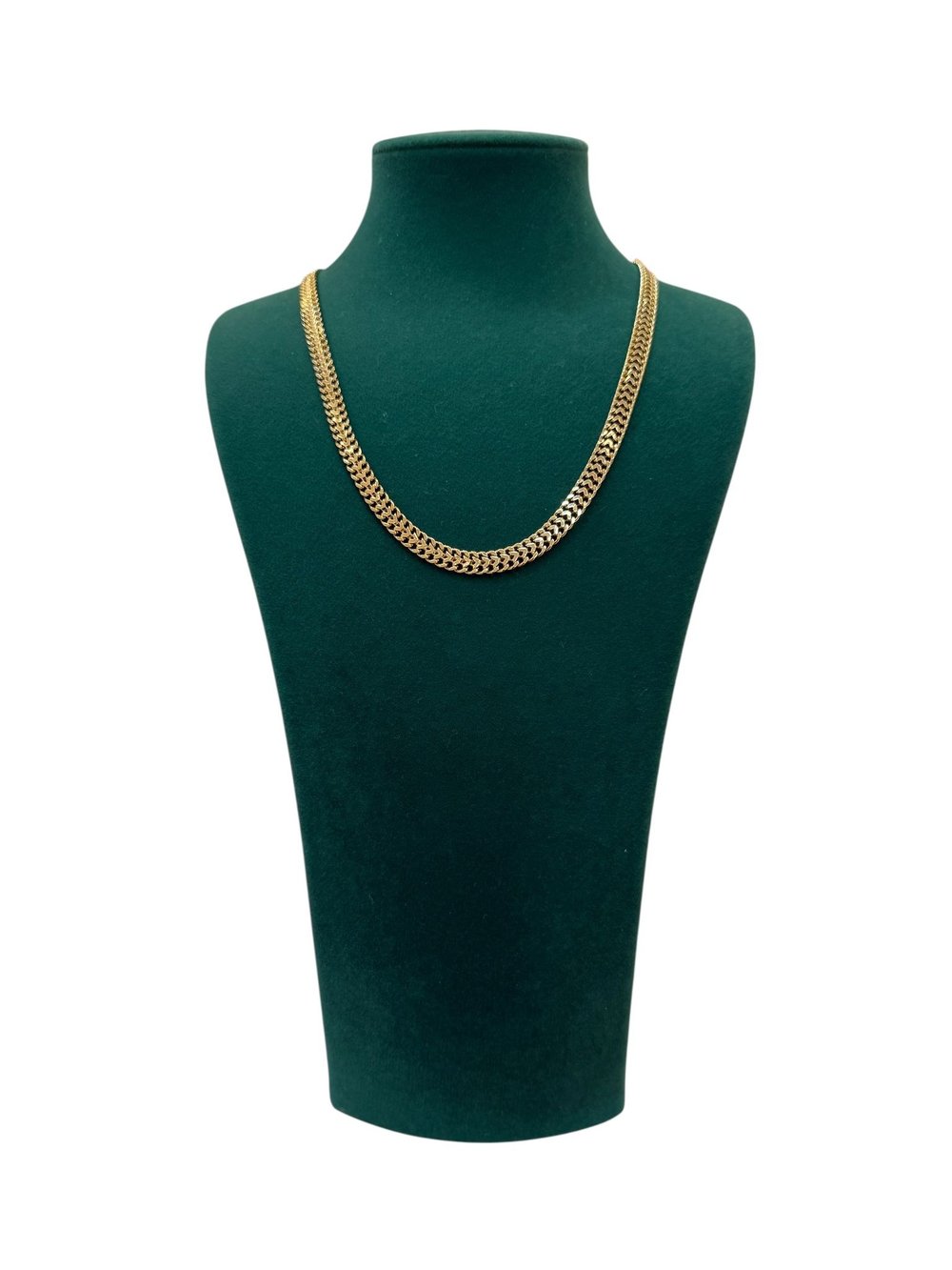 14 K Gold Renk İncecik Hasır VIP Kolye (42 CM)