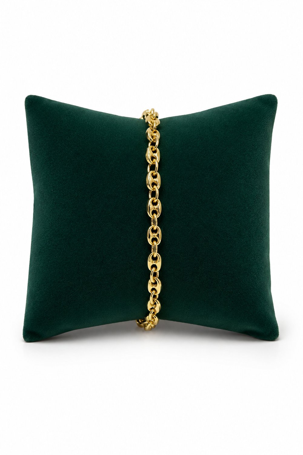 14K Gold Renk Döküm VIP Zincir Bileklik (17+2 cm)