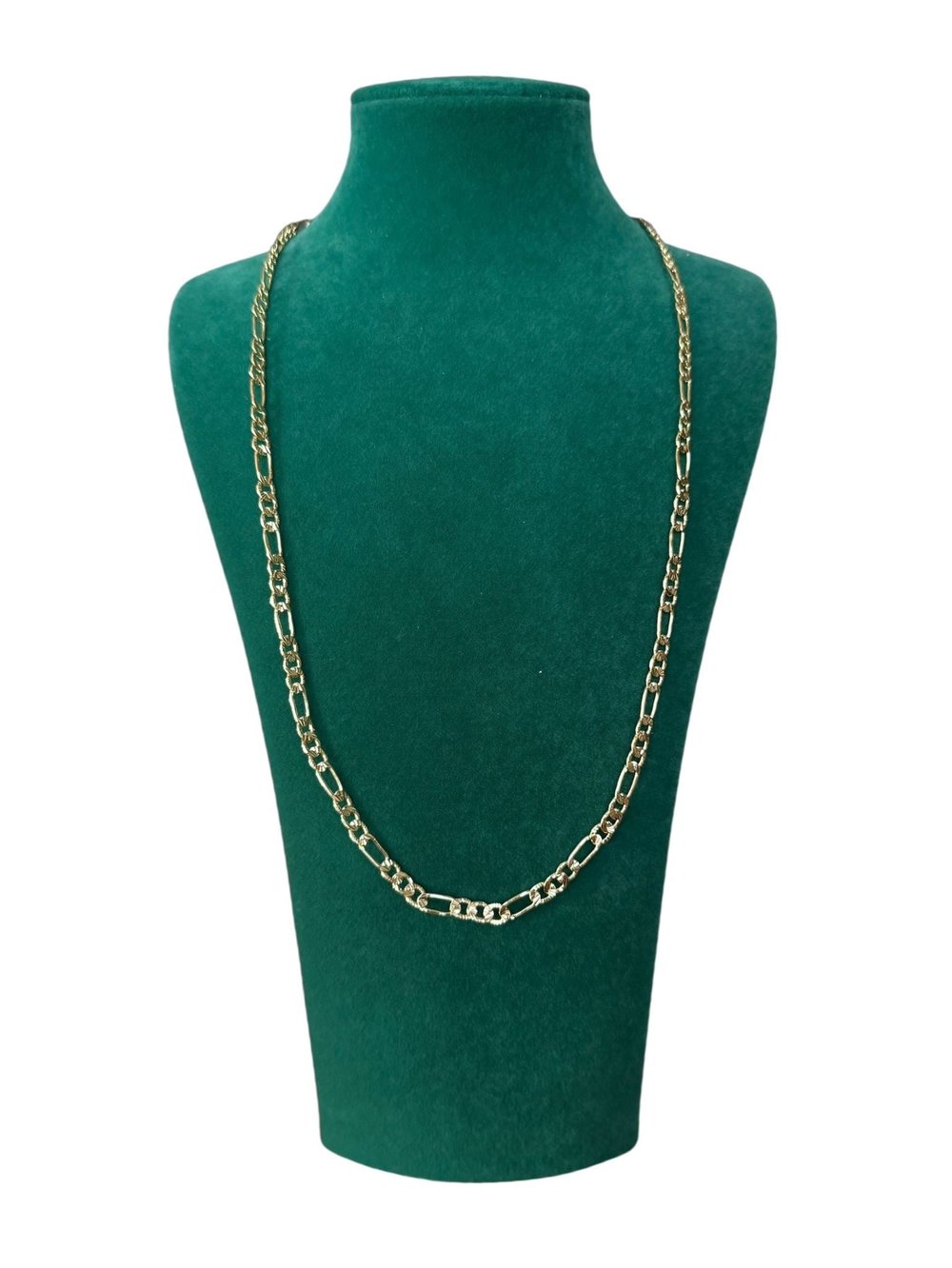 14K Gold Renk Döküm Zincir Model VIP Kolye (60 CM)