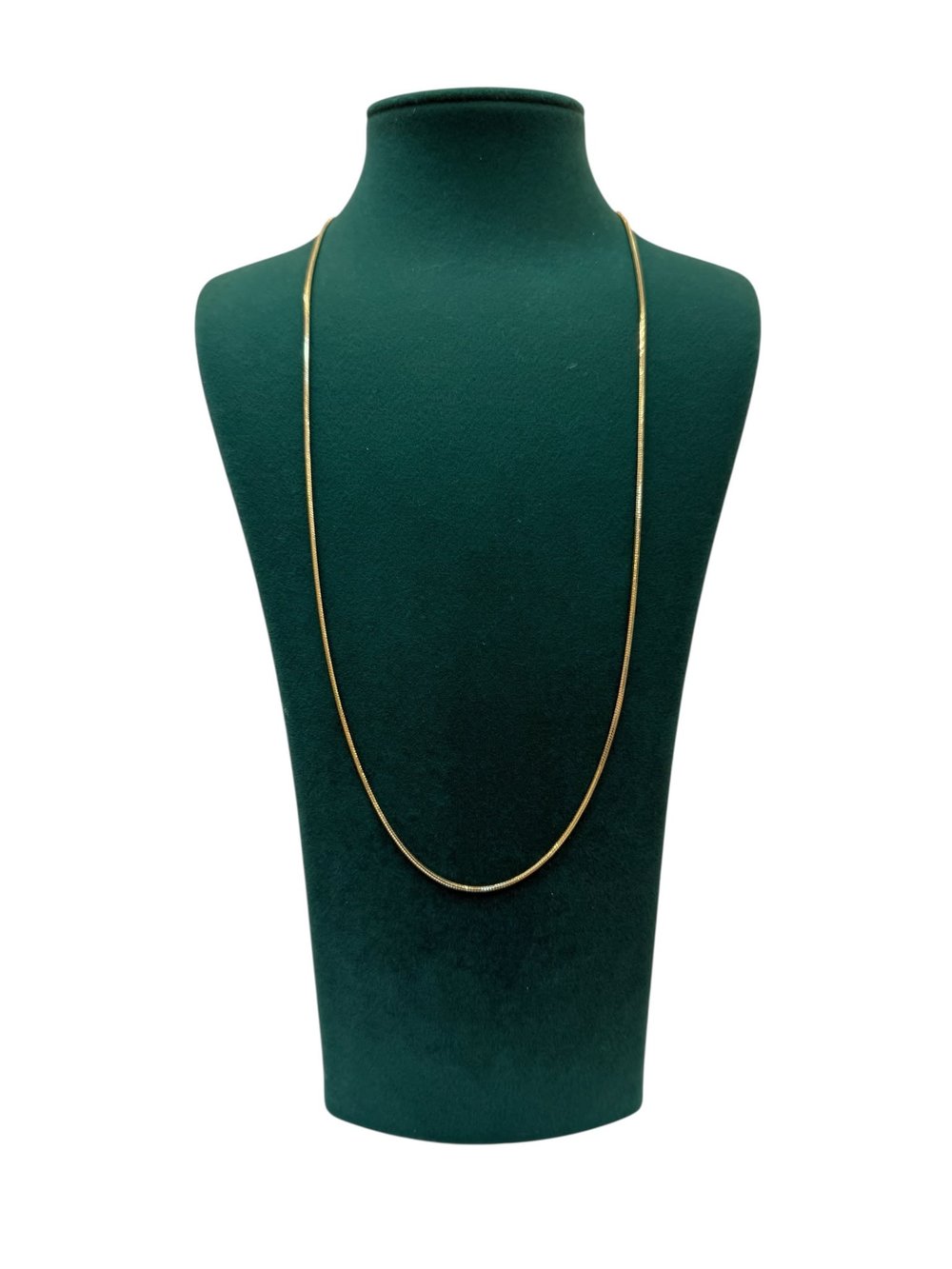 14K Gold Renk İnce Basic İtalyan VIP Zincir (60 CM)