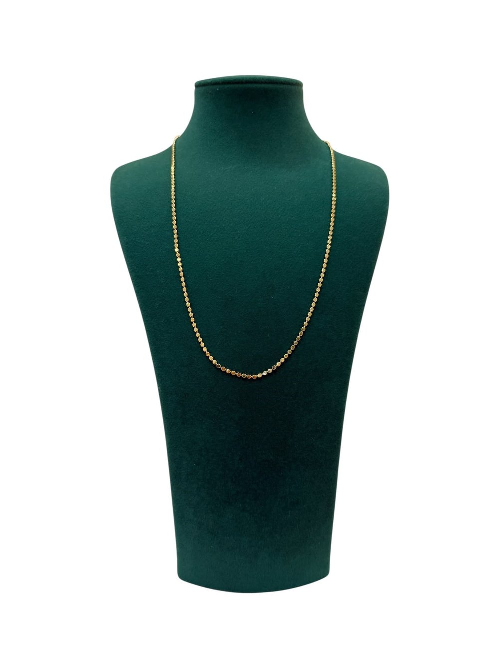 14K Gold Renk Orta Boy Mini Ezme VIP Kolye (50 CM)