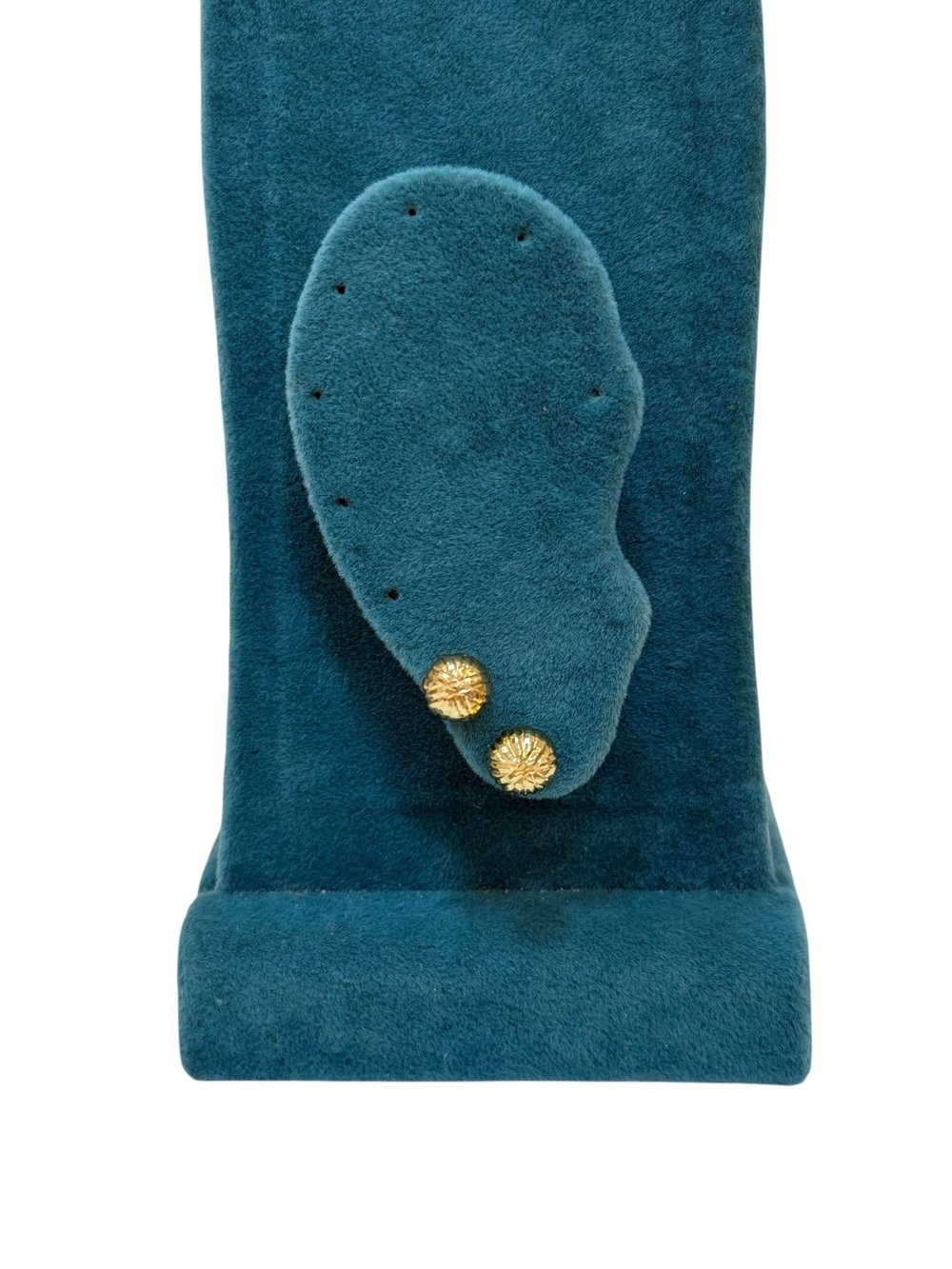 14K Gold Renk VIP Mini İğneli Dorika Top Küpe (0,5 CM)