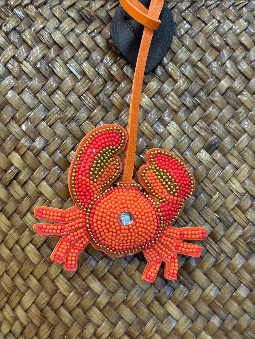 Yengeç Çanta Charmı (Yengeç: 8 cm | Sap: 18 cm)