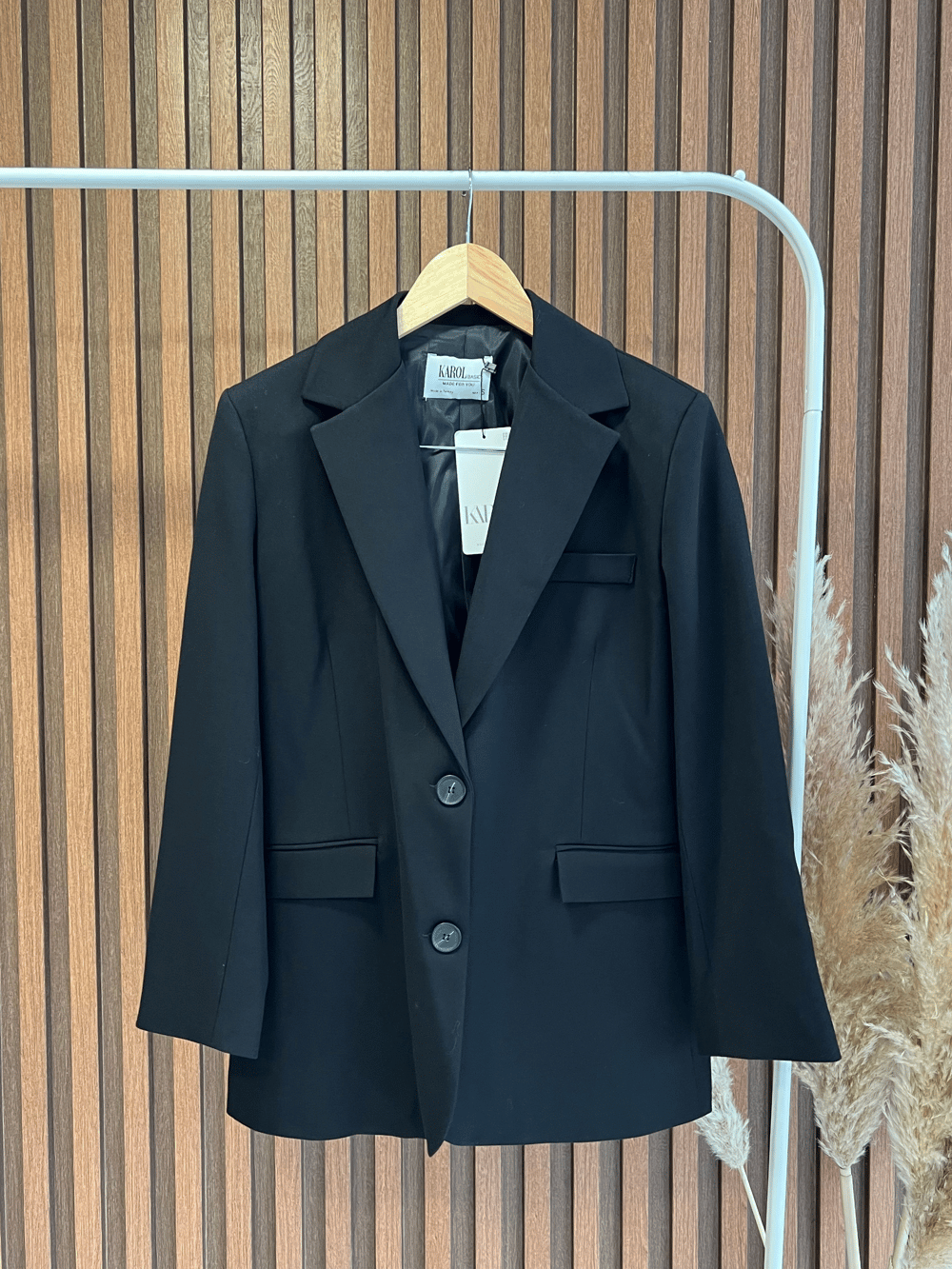 Oversize Çift Düğme Ceket