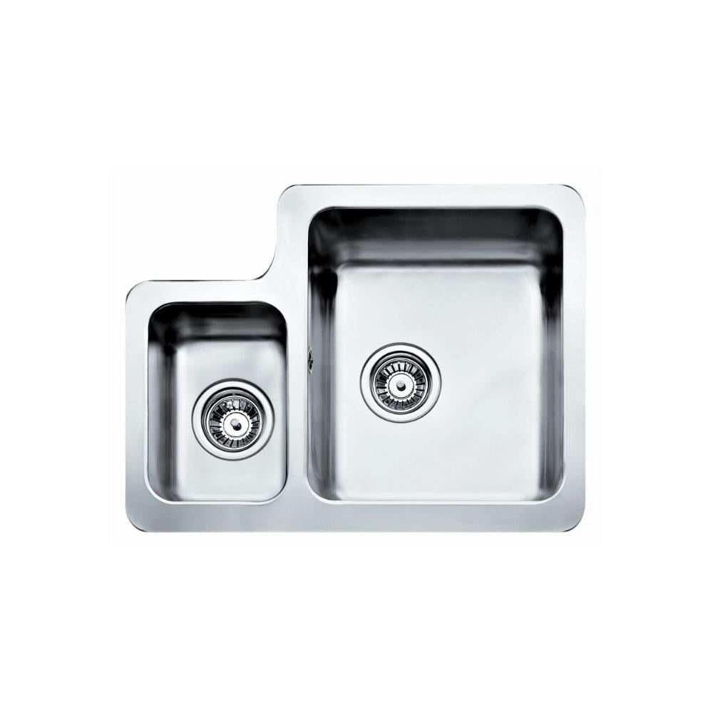 Teka STAGE BE 1 1/2 B 625 Çelik Evye, Sol Küçük, Sağ Büyük Hazne, Tezgah Altı, 62x46 cm