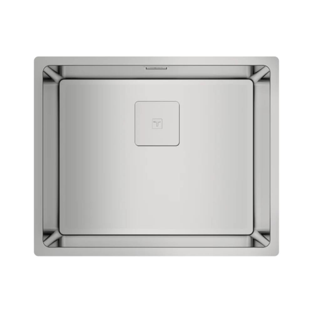 Teka FLEXLINEA RS15 50.40 Çelik Evye, Parlak Yüzey, Tezgah Üstü, Tezgaha Sıfır, Tezgah Altı, 54x44 cm