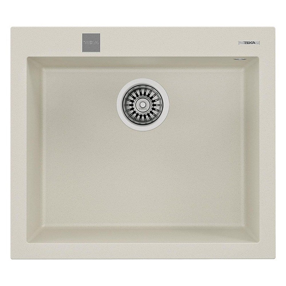 Teka FORSQUARE 50.40 TG BRIGHT CREAM Granit Evye, Tezgah üstü