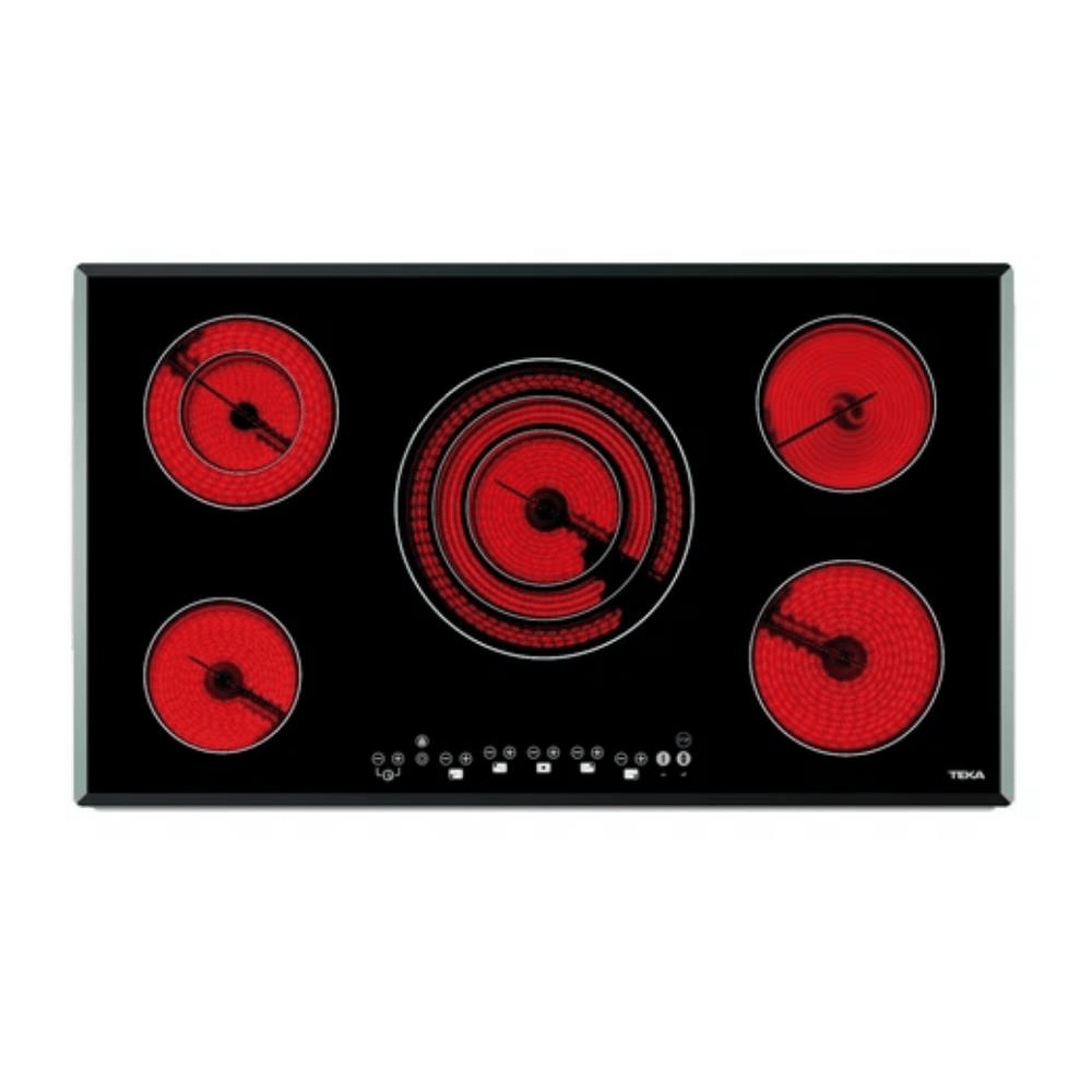 Teka TR 951 Ankastre Elektrikli Cam Ocak, 90 cm, Siyah
