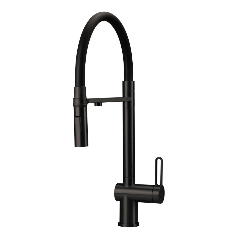 Deante MAGNETIC N75M Mutfak Bataryası, Arıtma Cihazına Bağlanabilir, Manyetik Başlık, Siyah Renk