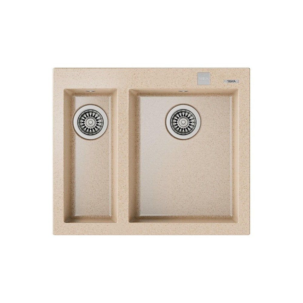 Teka FORSQUARE 2B 590 TG AVENA BEIGE Granit Evye, Tezgah Üstü