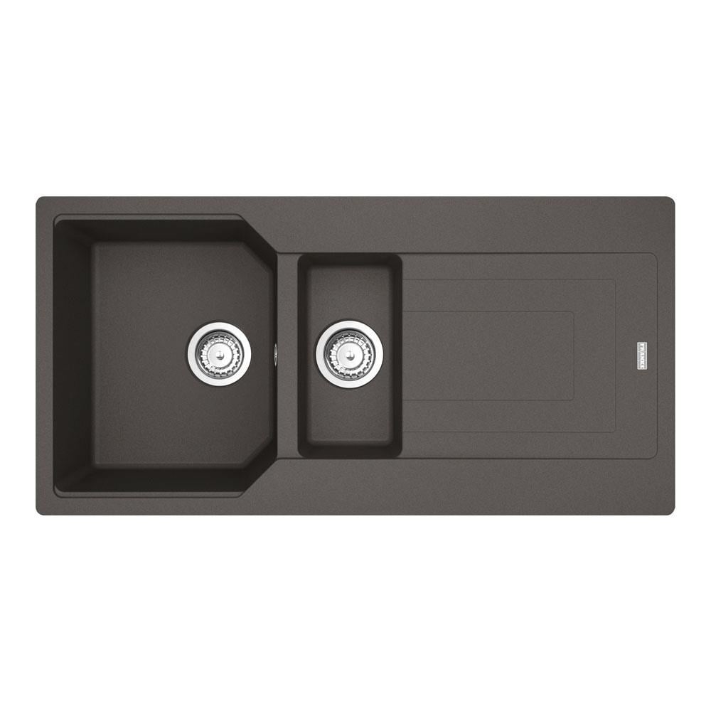 Franke Urban UBG 651-100 Granit Slate Grey Evye, Active Plus Doccia Krom Armatür