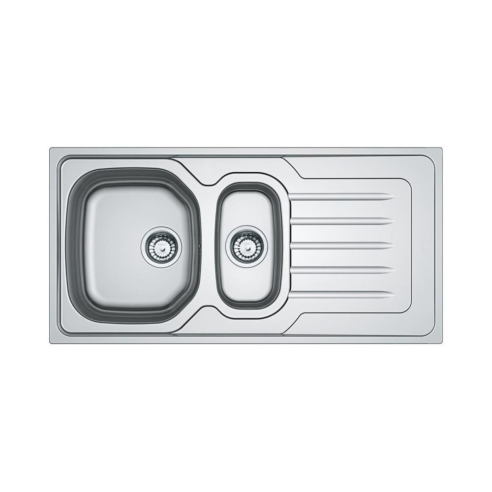 Franke OLX 651 Onda Line Evye, 1,5 Hazne, Sağ Damlalıklı, Inox