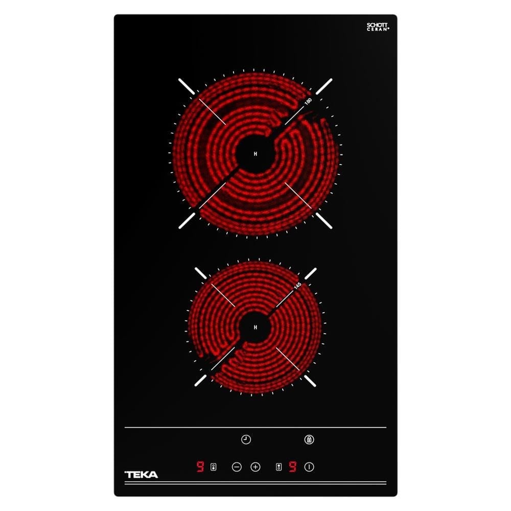 Teka TBC 32010 TTC BK Ankastre Domino Ocak, Siyah Cam, 30 cm