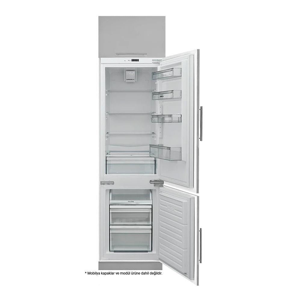 Teka RBF 73350 FI No Frost Ankastre Buzdolabı, 242 Lt, Çift kapılı