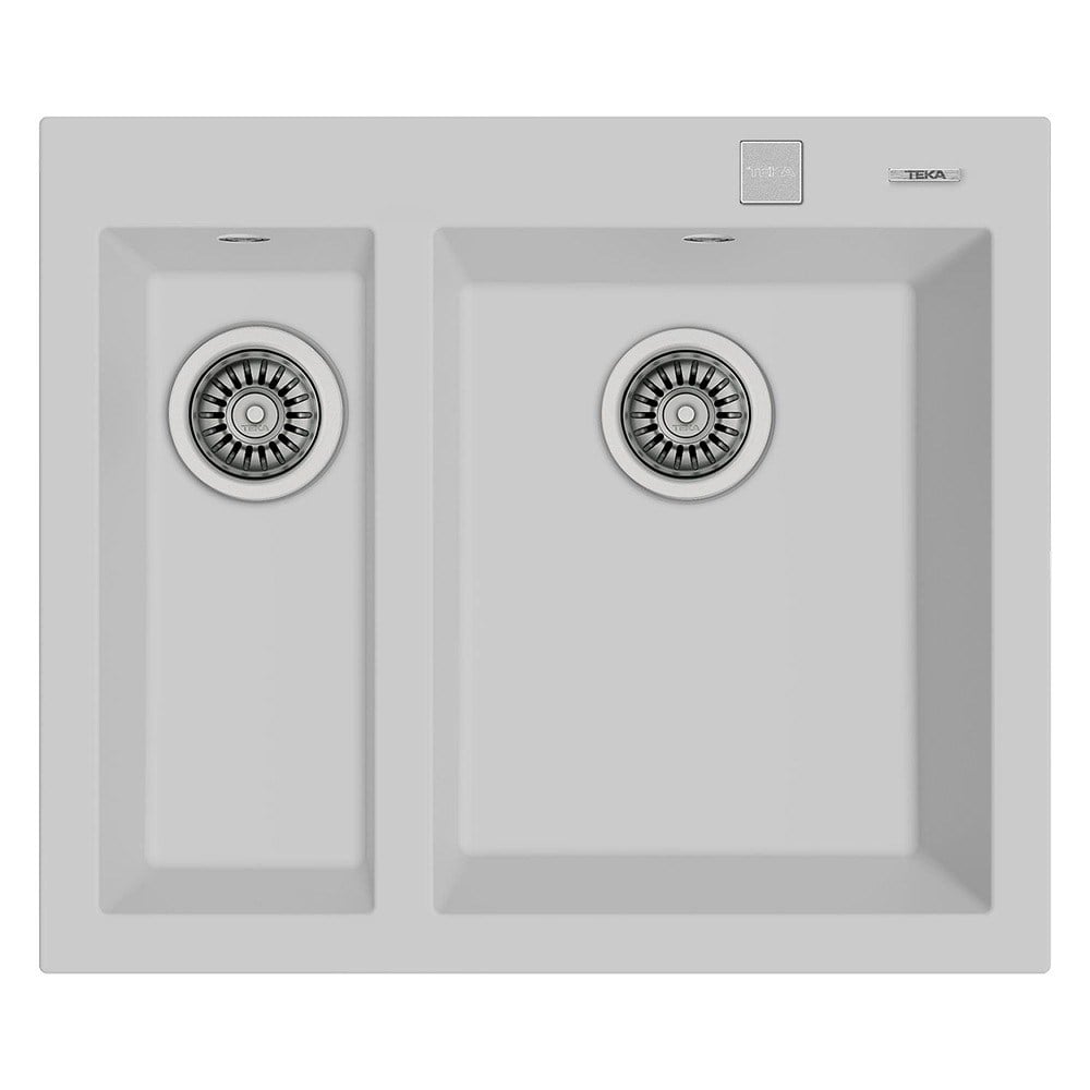 Teka FORSQUARE 2B 590 TG AUTO ARTIC WHITE Granit Evye, Tezgah Üstü