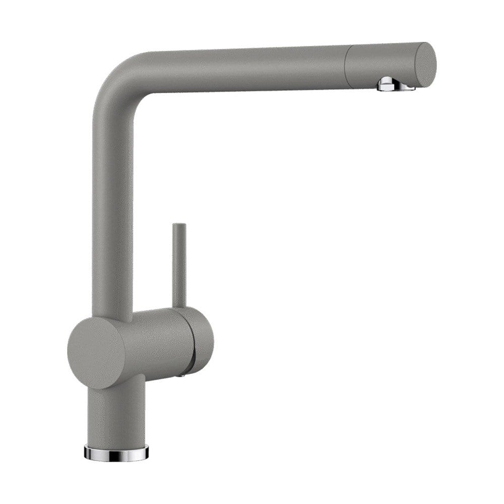 Blanco LINUS Mutfak Armatürü, Alu Metallic Granit yüzey, Sağdan kumandalı, Sabit başlık