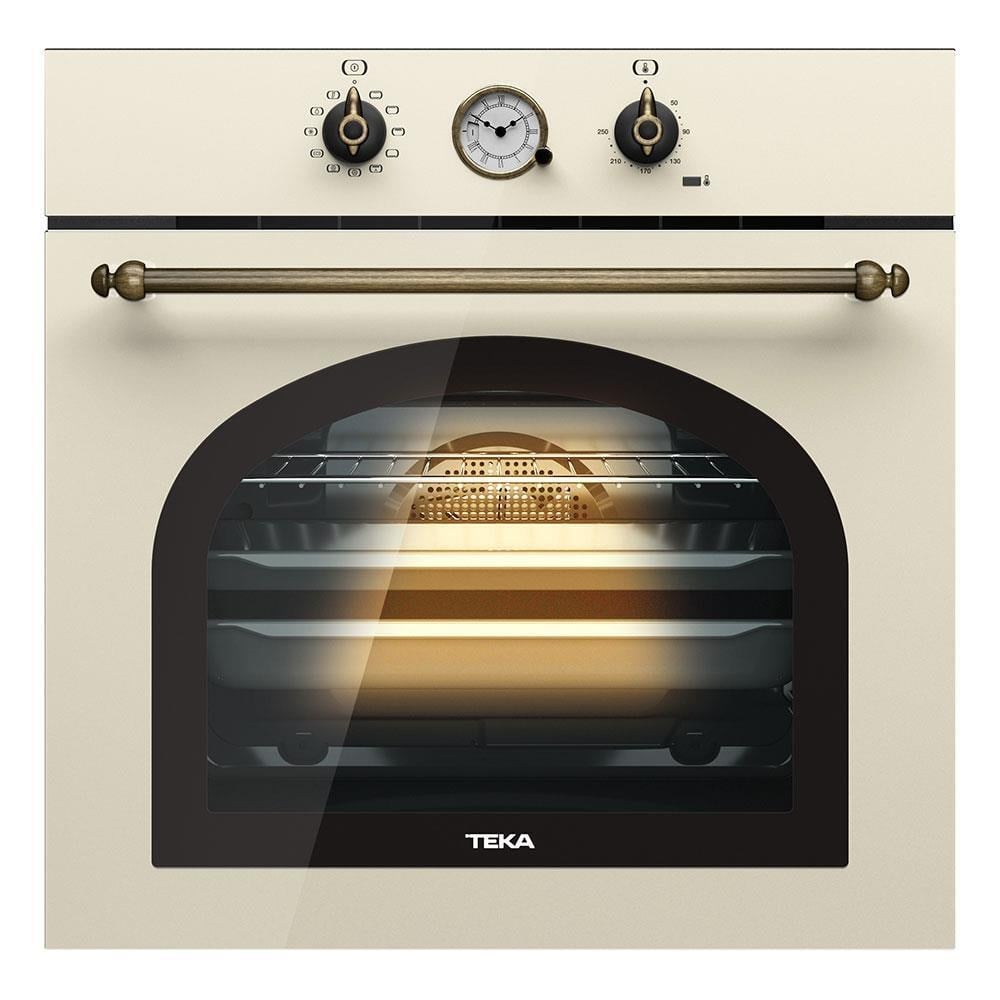 Teka HRB 6300 VN Ankastre Country Fırın, Rustik, Retro, Vanilya renk, 70LT