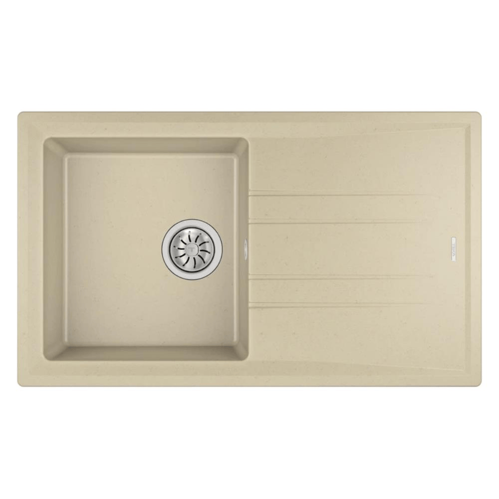 Teka STONE 50 B-TG Granit Evye, 115330018, Topasbeige Renk, Damlalıklı, Tezgah Üstü, Bej, 86x51 cm