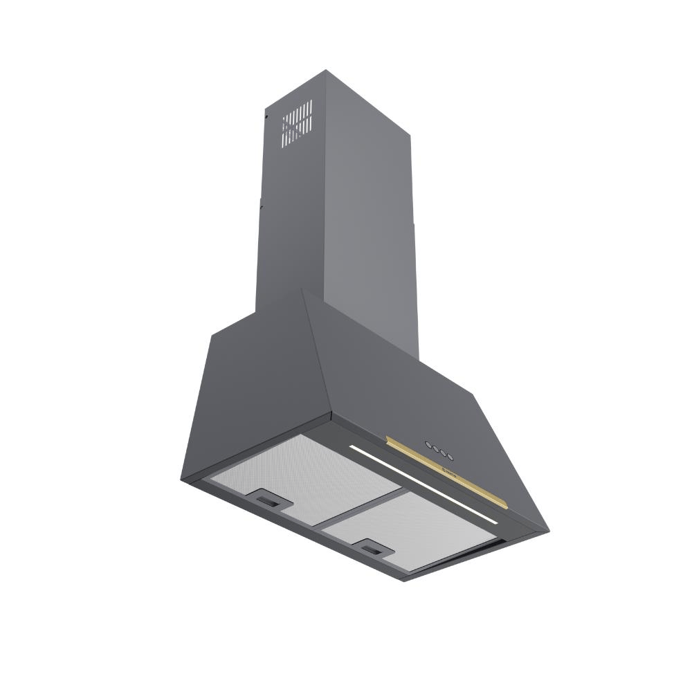 Narte HR50160B Duvar Tipi Rustik Davlumbaz, Antrasit Renk, 60 cm Retro
