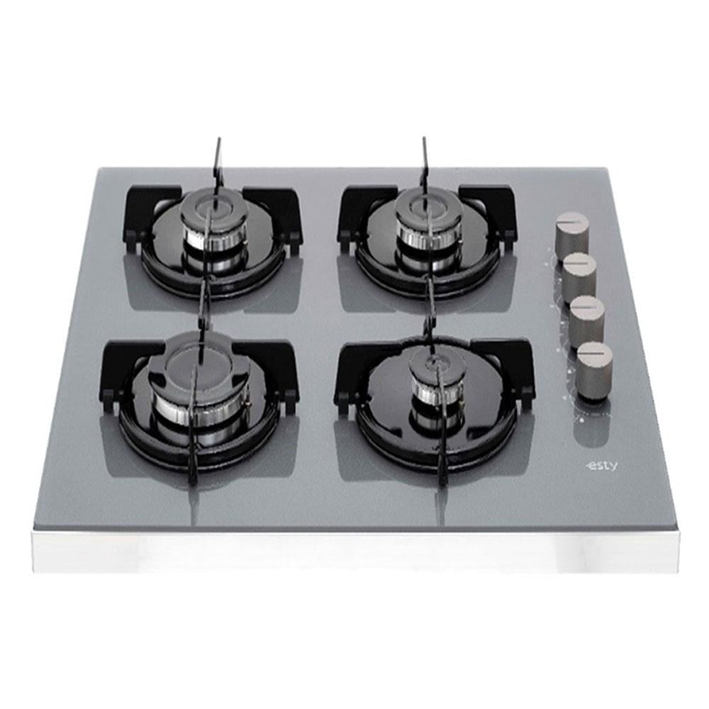 Esty SCO5402S01 Set Üstü Cam Ocak, 60 cm, Gri